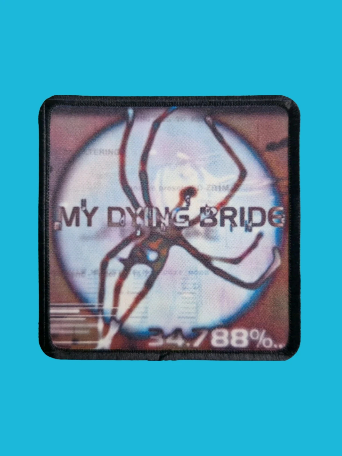 Patch My Dying Bride - 34.788% Complete  - Imprimé - Carré de 7,5 x 7,5 centimètres